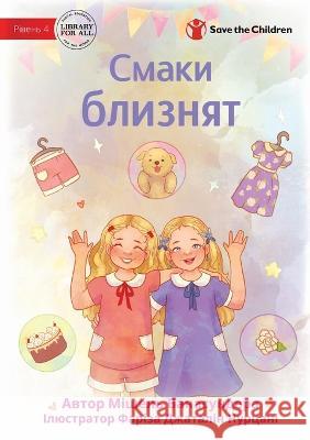 Twin Tastes - Смаки близнят Michelle Wanasundera, Fariza Dzatalin Nurtsani 9781922876607 Library for All - książka