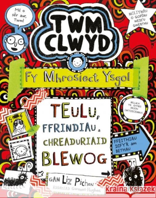 Twm Clwyd: 11. Fy Mhrosiect Ysgol - TEULU, FFRINDIAU A CHREADURIAID BLEWOG Liz Pichon 9781804164464 Rily Publications Ltd - książka