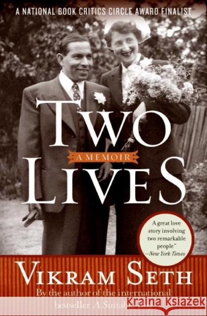 Two Lives: A Memoir Vikram Seth 9780060599676 Harper Perennial - książka