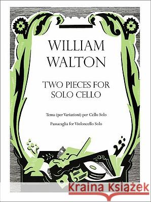 Two Pieces for solo cello  9780193366206 Oxford University Press - książka