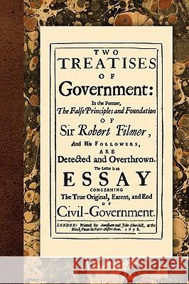 Two Treatises of Government John Locke 9781616190347 Lawbook Exchange, Ltd. - książka