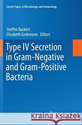 Type IV Secretion in Gram-Negative and Gram-Positive Bacteria Steffen Backert Elisabeth Grohmann 9783030091798 Springer - książka