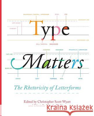 Type Matters: The Rhetoricity of Letterforms Christopher Scott Wyatt, Dànielle Nicole Devoss 9781602359734 Parlor Press - książka