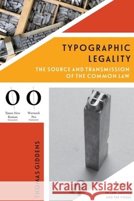 Typographic Legality Thomas (University of Dundee) Giddens 9781399515436 Edinburgh University Press - książka