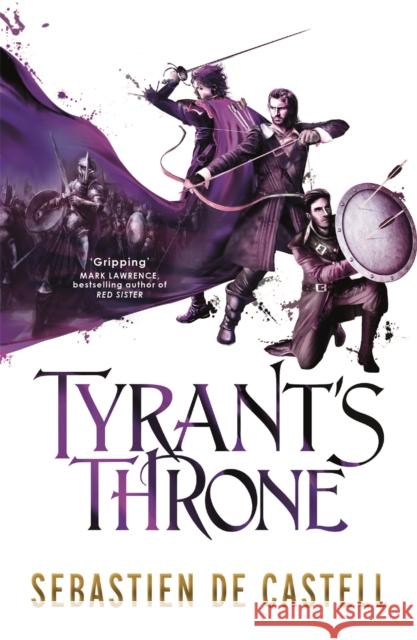 Tyrant's Throne: The Greatcoats Book 4 Sebastien de Castell 9781782066842 Quercus Publishing - książka