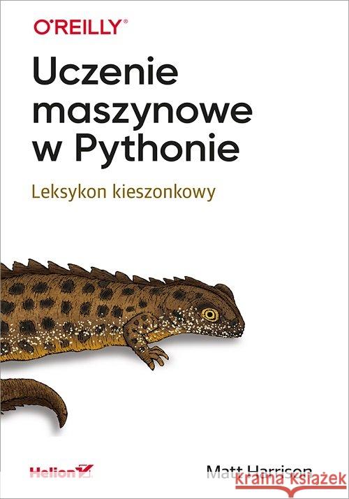 Uczenie maszynowe w Pythonie Harrison Matt 9788328365582 Helion - książka