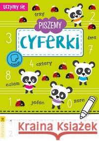 Uczymy się. Piszemy cyferki  9788366356405 Books and Fun - książka