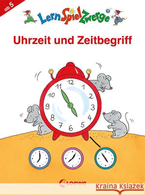 Uhrzeit und Zeitbegriff : Mal- und Rätselblock  9783785586471 Loewe Verlag - książka