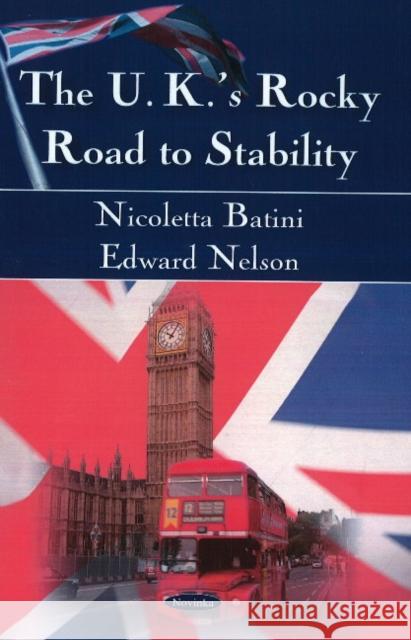 UK's Rocky Road to Stability Nicoletta Batini, Edward Nelson 9781606928691 Nova Science Publishers Inc - książka
