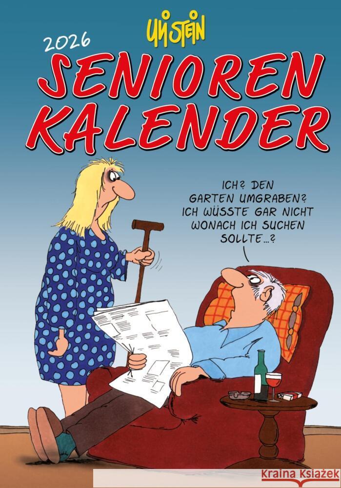 Uli Stein Senioren-Kalender 2026 mit Spiralbindung und Gummiband Stein, Uli 9783830322658 Lappan Verlag - książka