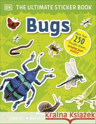 Ultimate Sticker Book Bugs DK 9780241467077 Dorling Kindersley Ltd - książka