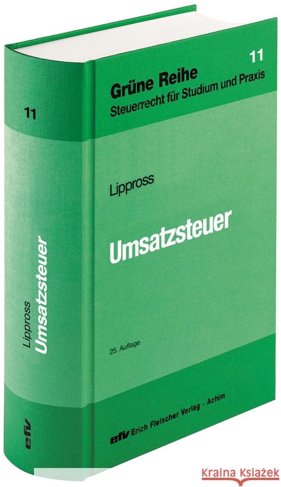 Umsatzsteuer Lippross, Otto-Gerd 9783816815150 efv Erich Fleischer Verlag - książka