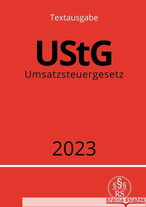 Umsatzsteuergesetz - UStG 2023 Studier, Ronny 9783757538774 epubli - książka