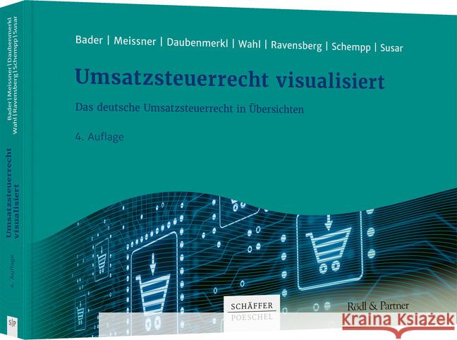 Umsatzsteuerrecht visualisiert Bader, Julia, Meissner, Gabi, Daubenmerkl, Julia 9783791054322 Schäffer-Poeschel - książka