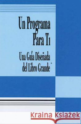 Un Programa Para Ti (a Program for You Book): Una Guia Disenada del Libro Grande Anonymous 9780894868740 Hazelden Publishing & Educational Services - książka