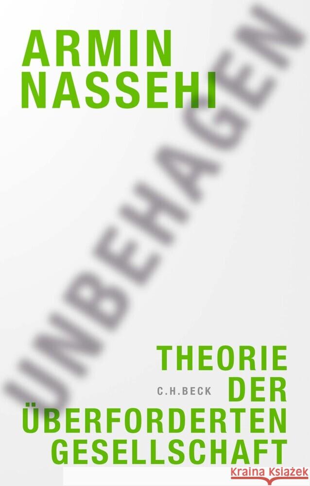 Unbehagen Nassehi, Armin 9783406774539 Beck - książka