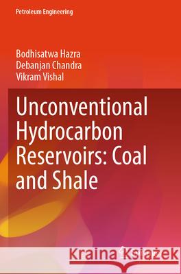 Unconventional Hydrocarbon Reservoirs: Coal and Shale Hazra, Bodhisatwa, Chandra, Debanjan, Vishal, Vikram 9783031534867 Springer - książka