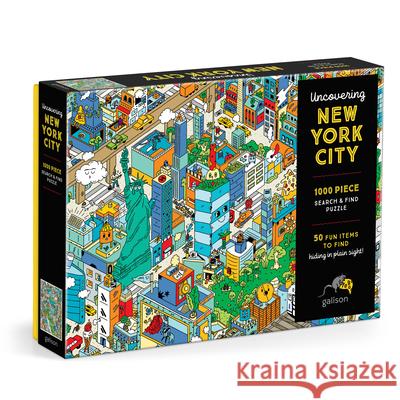 Uncovering New York City Search and Find 1000 Piece Puzzle Galison 9780735381582 Galison - książka