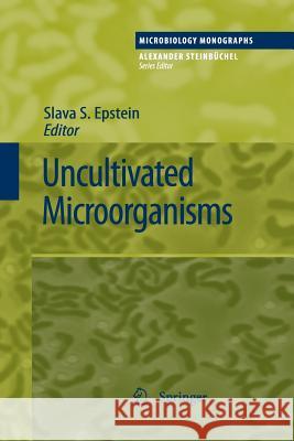 Uncultivated Microorganisms Slava S. Epstein 9783642242588 Springer - książka