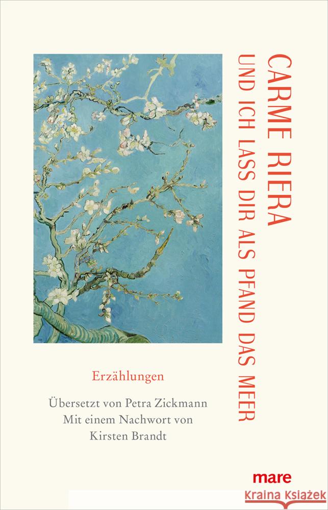 Und ich lass dir als Pfand das Meer Riera, Carme 9783866487383 mareverlag - książka