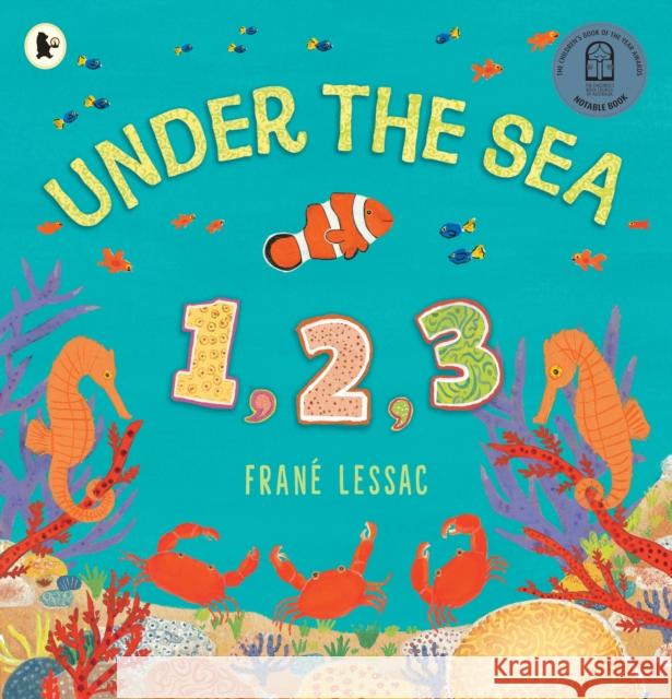 Under the Sea 1 2 3 Frane Lessac 9781406398526 Walker Books Ltd - książka