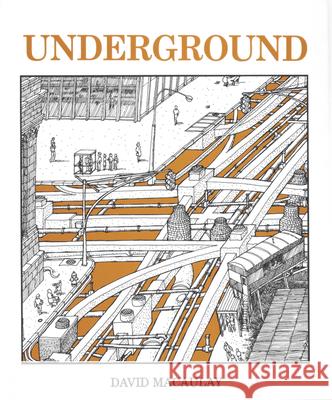 Underground David Macaulay 9780395340653 Houghton Mifflin Company - książka