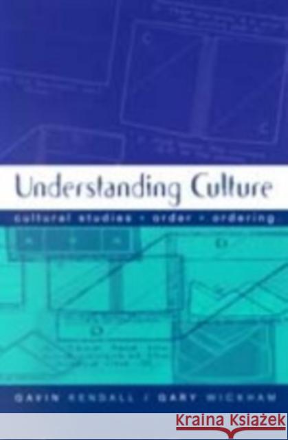 Understanding Culture: Cultural Studies, Order, Ordering Kendall, Gavin 9780761965152 Sage Publications - książka