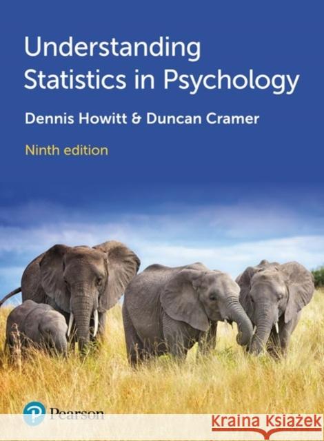 Understanding Statistics in Psychology Duncan Cramer 9781292465180 Pearson Education Limited - książka