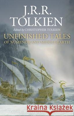 Unfinished Tales Illustrated Edition J. R. R. Tolkien Alan Lee John Howe 9780358448921 Houghton Mifflin - książka