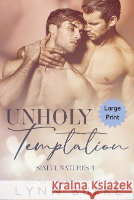 Unholy Temptation Large Print Lynn Burke 9781955635349 Lynn Burke - książka