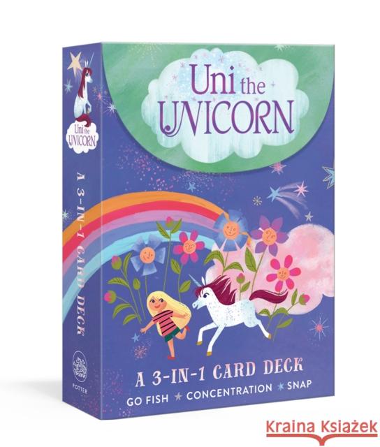 Uni the Unicorn: A 3-In-1 Card Deck: Card Games Include Go Fish, Concentration, and Snap Amy Krous Brigette Barrager 9780593137130 Clarkson Potter Publishers - książka