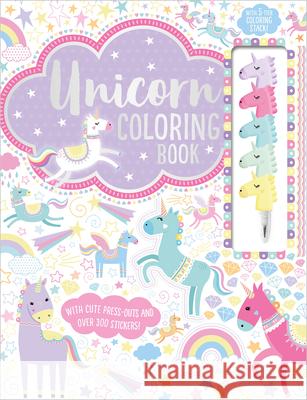 Unicorn Coloring Book Make Believe Ideas 9781788436700 Make Believe Ideas - książka