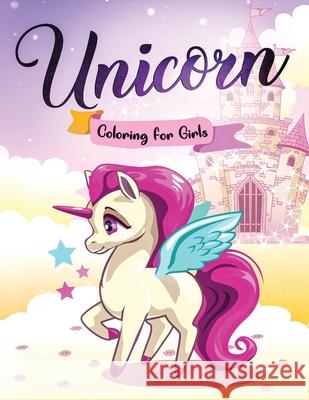 Unicorn Coloring Book Hall, Harper 9781999094430 Happy Harper - książka