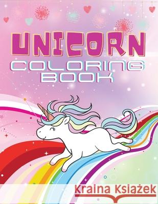 Unicorn Coloring Book: 50 magical designs for kids ages 4-8 Gande Kids Publishing 9785965947256 Gande Kids Publishing - książka
