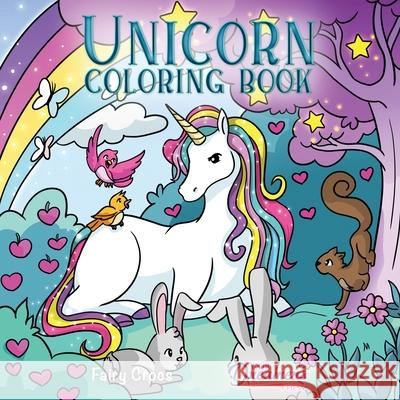 Unicorn Coloring Book: For Kids Ages 4-8 Young Dreamers Press, Fairy Crocs 9781989387962 YDP Creative Inc - książka