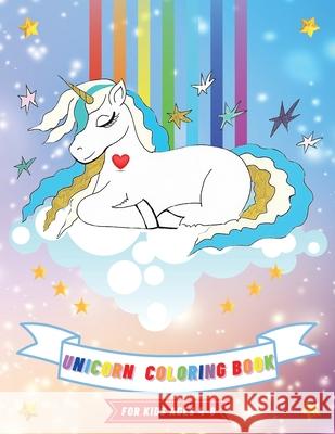Unicorn Coloring Book: For Kids Ages 4-8 8.5 x 11 Activity Book for Girls Burges, Ivory 9786069620670 Gopublish - książka