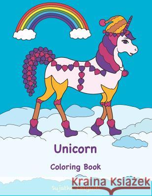 Unicorn Coloring Book: Valentine's Day Gift for Girls, Unicorns Sujatha Lalgudi 9781794379374 Independently Published - książka