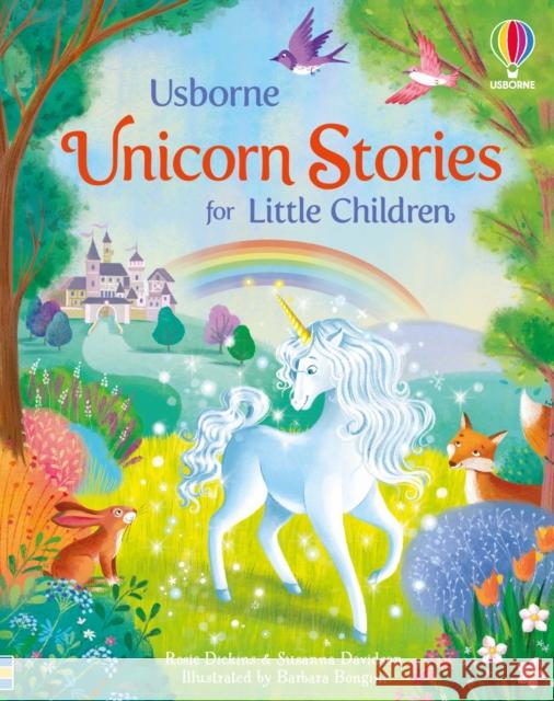 Unicorn Stories for Little Children Susanna Davidson 9781803707327 Usborne Publishing Ltd - książka