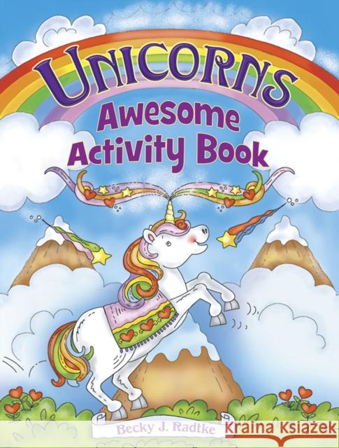 Unicorns Awesome Activity Book Becky J. Radtke 9780486828077 Dover Publications - książka