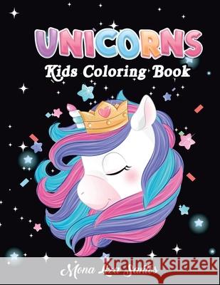 Unicorns Coloring Book Mona Liza Santos 9781955560313 Mona Liza Santos - książka