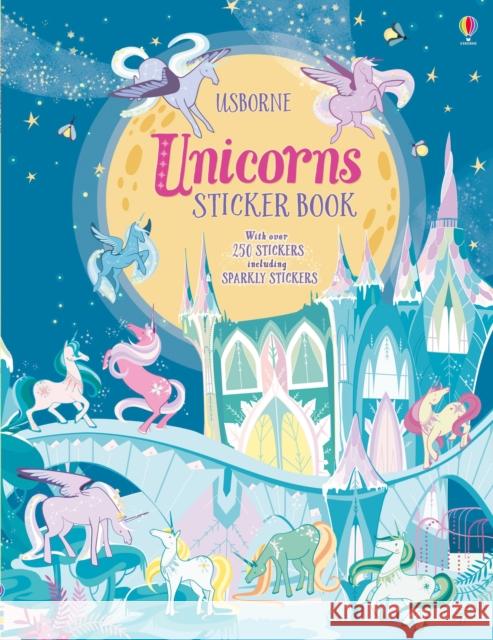 Unicorns Sticker Book Fiona Watt 9781474940979 Usborne Publishing Ltd - książka