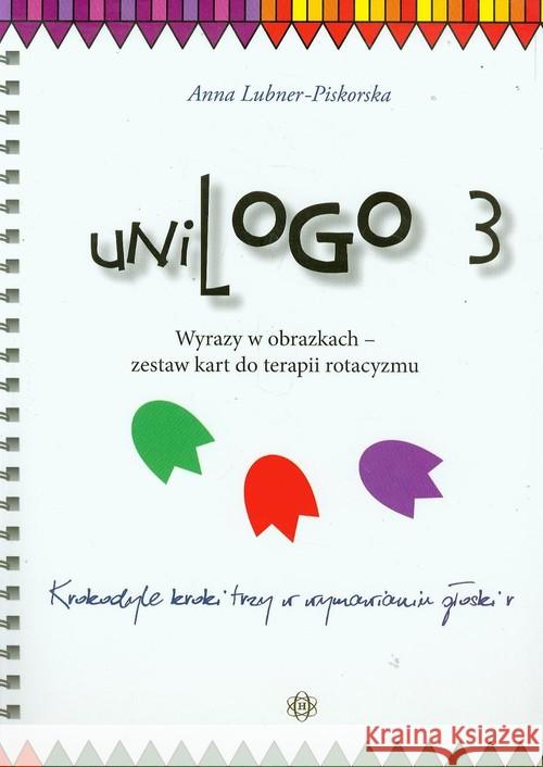 uniLOGO 3 Wyrazy w obrazkach zestaw kart... Lubner-Piskorska Anna 9788371346804 Harmonia - książka