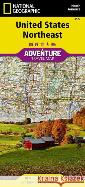 United States, Northeast Map National Geographic Maps 9781566957212 National Geographic Maps - książka