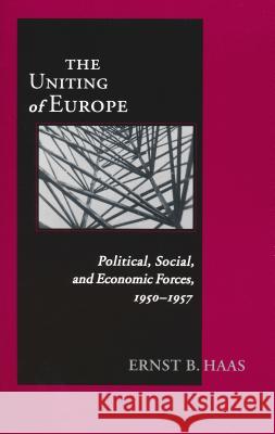 Uniting Of Europe: Political, Social, and Economic Forces, 1950-1957 Haas, Ernst 9780268043476  - książka