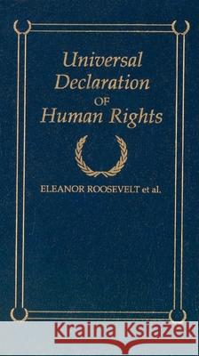 Universal Declaration of Human Rights Eleanor Roosevelt 9781557094551 Applewood Books - książka