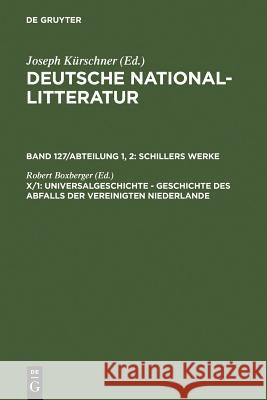 Universalgeschichte Robert Boxberger 9783111061610 De Gruyter - książka