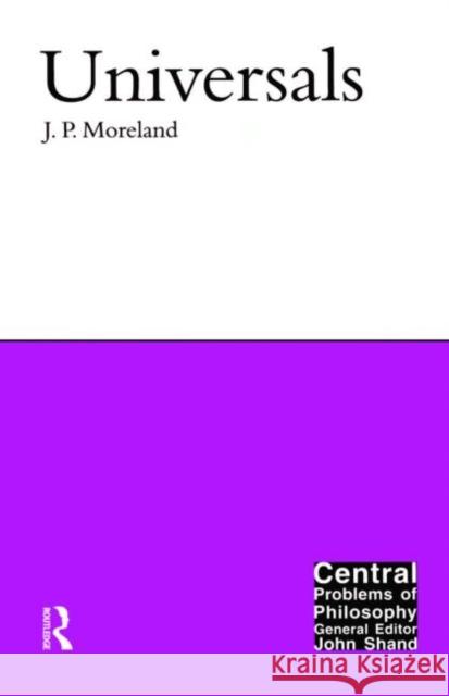 Universals James Porter Moreland 9781902683232 Acumen Publishing Ltd - książka