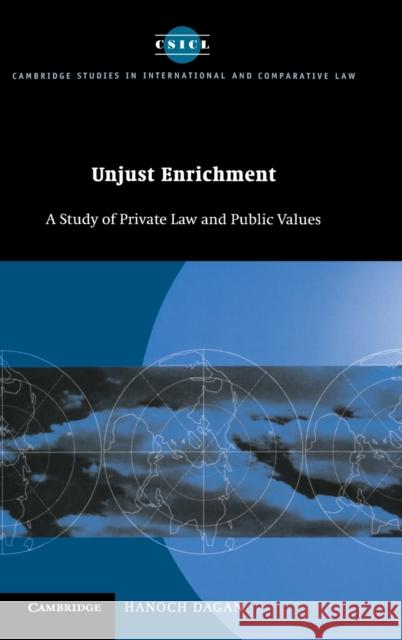 Unjust Enrichment Dagan, Hanoch 9780521584685 Cambridge University Press - książka