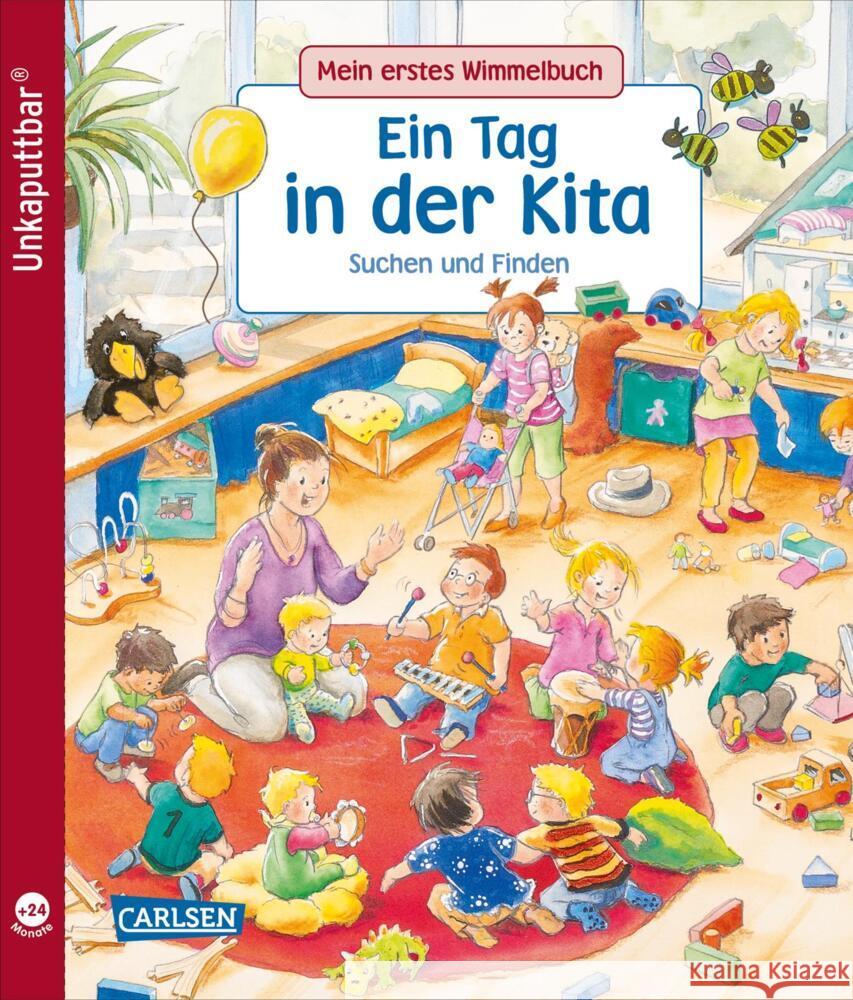 Unkaputtbar: Mein erstes Wimmelbuch: Ein Tag in der Kita Schumann, Sibylle 9783551062376 Carlsen - książka