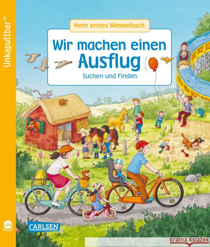 Unkaputtbar: Mein erstes Wimmelbuch: Wir machen einen Ausflug Schumann, Sibylle 9783551062543 Carlsen - książka